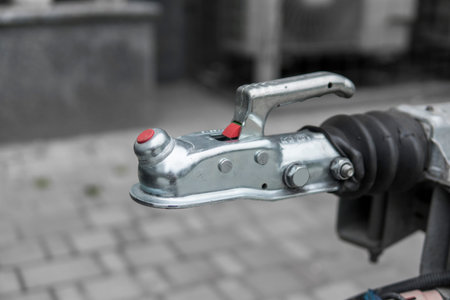 Trailer coupling system for connect with a car.
