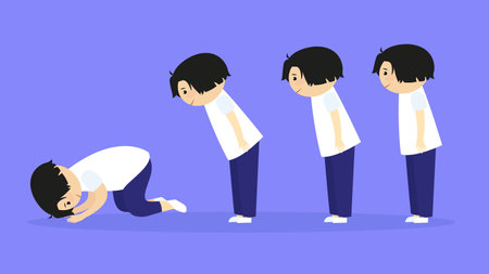 Businessman doing push-ups. Vector illustration in cartoon style.のイラスト素材
