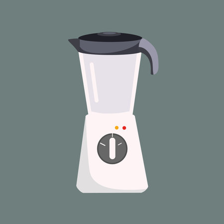 Kitchen blender icon. Flat illustration of kitchen blender vector icon for web designのイラスト素材