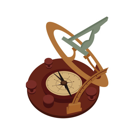 Compass icon. Flat illustration of compass vector icon for web designのイラスト素材