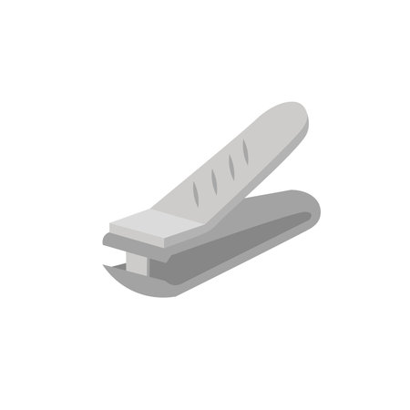 Stapler icon in isometric 3d style on a white backgroundのイラスト素材
