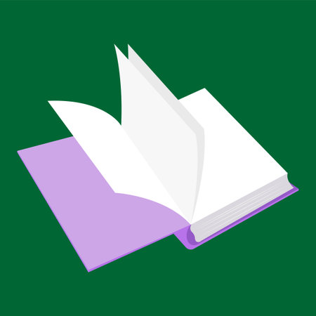 Open book icon. Flat illustration of open book icon for web designのイラスト素材