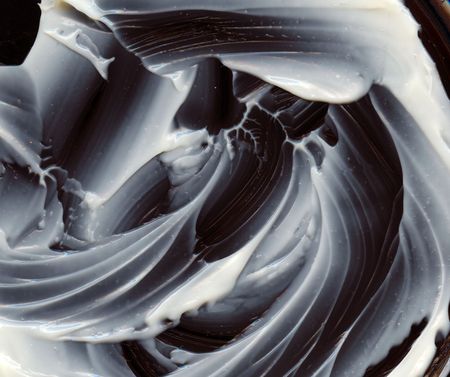 The pattern of a viscous liquid movement.の写真素材