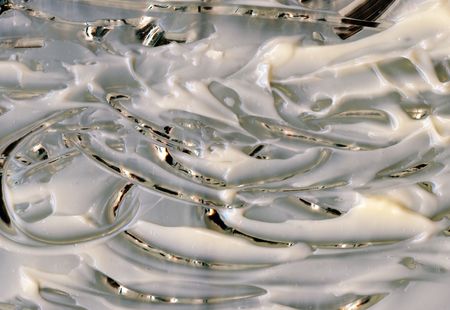 The pattern of a viscous liquid movement.の写真素材