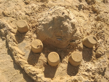 sand castles by the sea