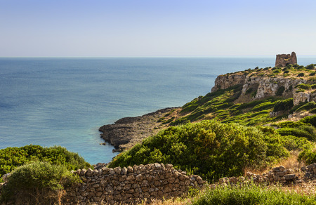 APULIA LANDSCAPE. Natural Park of Porto Selvaggioの写真素材