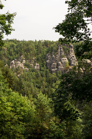 Saxon Swiss lanscapeの写真素材