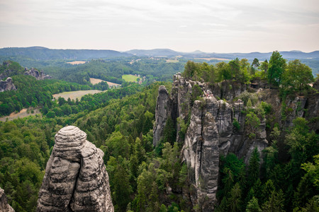 Saxon Swiss lanscapeの写真素材
