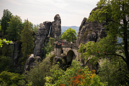 Saxon Swiss lanscapeの写真素材