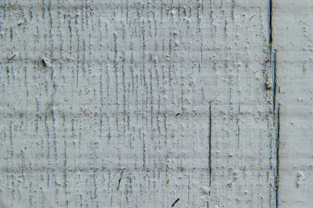 Old white wooden board closeup texture. Grunge background