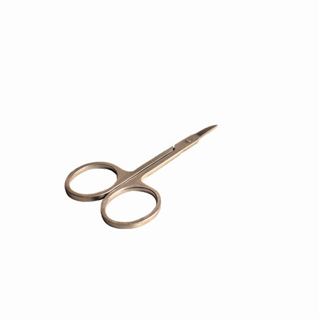 Nail scissors isolated on a white backgroundの写真素材