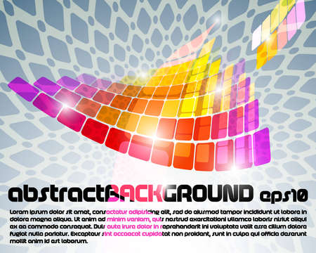 abstract background flayerのイラスト素材