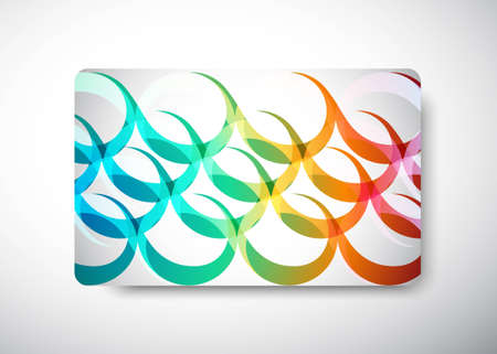 Gift Card - size 3 3/8" x 2 1/8"  (86 x 54 mm)のイラスト素材