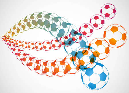 Soccer Ball Trajectoryのイラスト素材