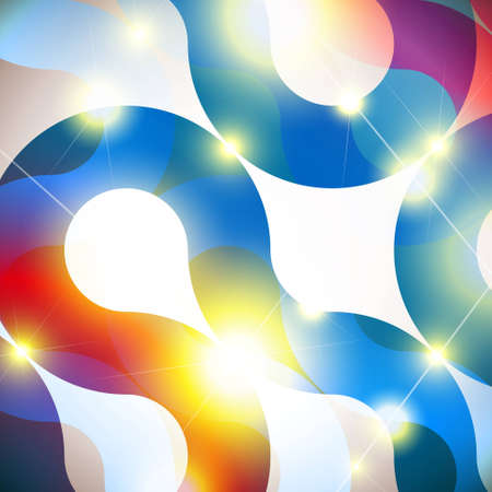 abstract lightsのイラスト素材