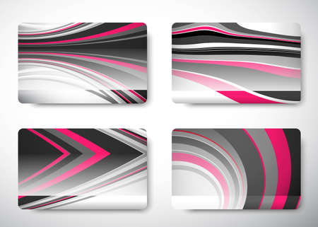 Set of gift cardsのイラスト素材