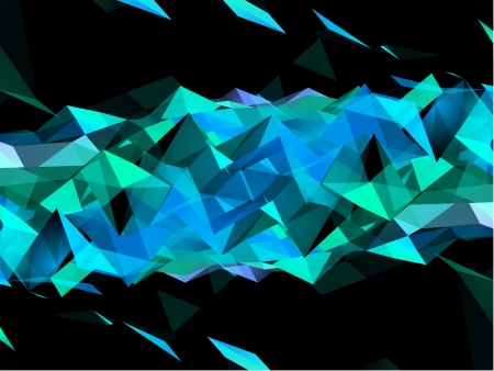 Abstract Triangular Backgroundのイラスト素材