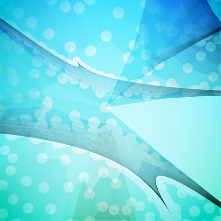 Turquoise Abstract Vector Backgroundのイラスト素材