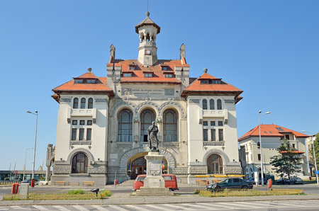 CONSTANTA, ROMANIA-AUGUST 5   The National Museum of History and Archaeology on August 5, 2012 in Constanta  Include more than 430 000 objects from the prehistoric era till 1940  のeditorial素材
