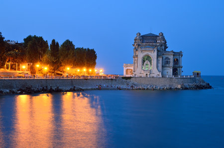 The Old casino in Constanta, Romania, on the Black Sea coastのeditorial素材