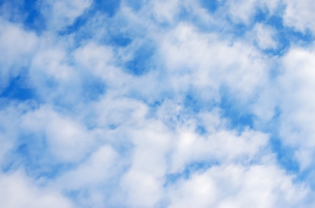 Blue sky with cloudsの写真素材