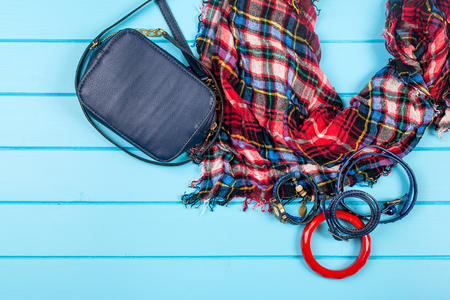 Set of the fashionable women's acsessories.の写真素材