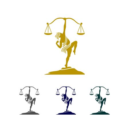JUSTICE ARROW LOGOのイラスト素材