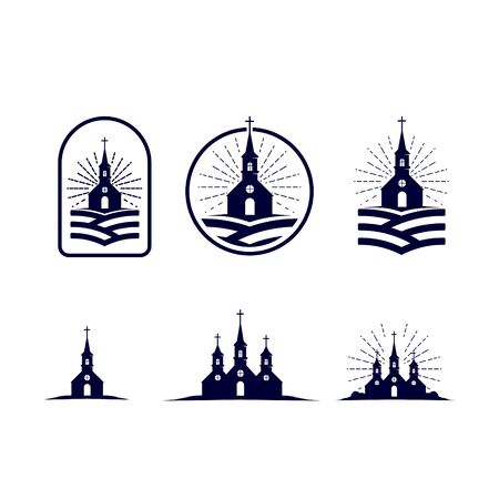 CHURCH DESIGN SETのイラスト素材
