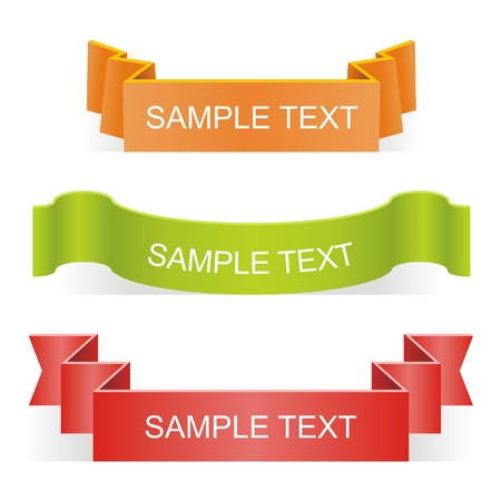 ribbonsのイラスト素材