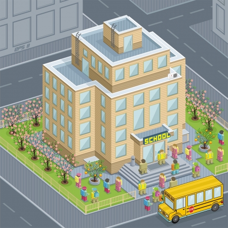 Schoolのイラスト素材