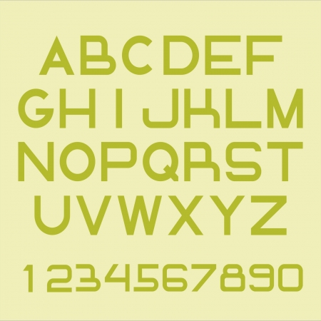 Beautiful font setのイラスト素材
