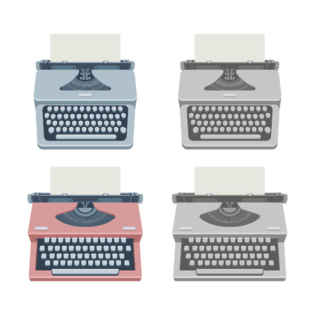 typewriterのイラスト素材