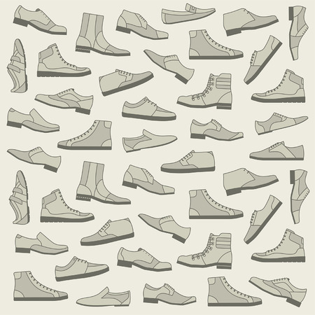 Shoes seamless patternのイラスト素材