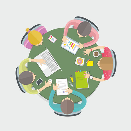 Business meetingのイラスト素材