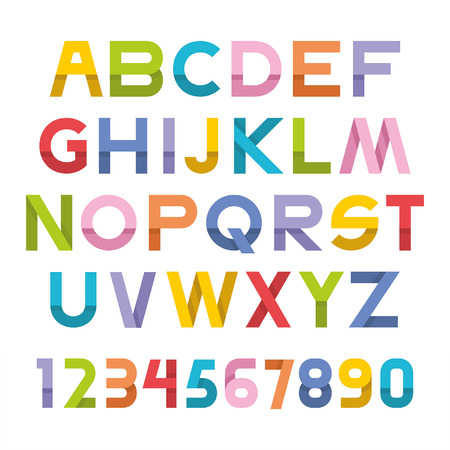 Vector Alphabet Setのイラスト素材