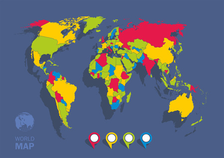 World Mapのイラスト素材