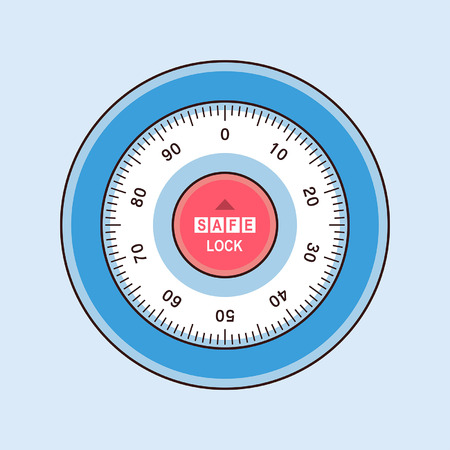 safe lockのイラスト素材