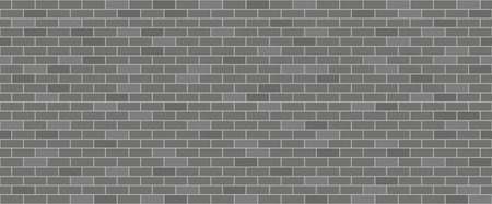 Black brick wallのイラスト素材