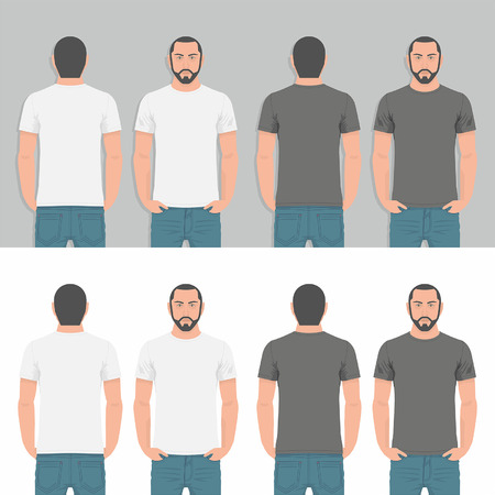 Men t-shirt design templateのイラスト素材