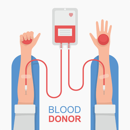 blood donorのイラスト素材