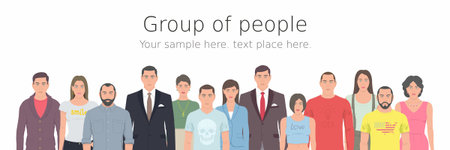 Group of peopleのイラスト素材