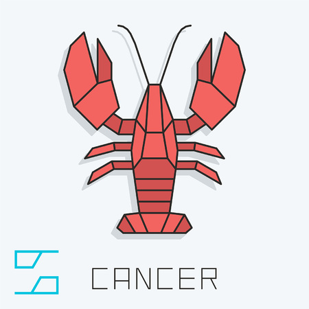 Cancer signのイラスト素材
