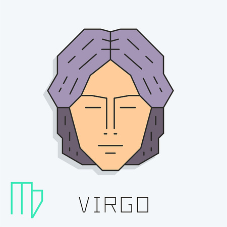 Virgo signのイラスト素材