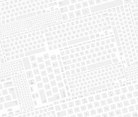 Seamless pattern with computer keyboard keysのイラスト素材