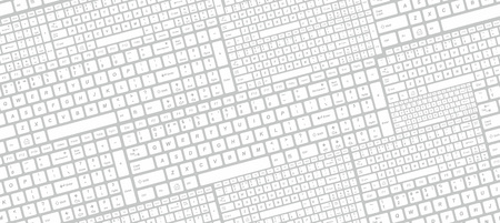 Seamless pattern with computer keyboard keysのイラスト素材