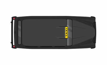 top view london taxisのイラスト素材
