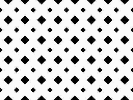 Abstract geometric pattern with rhombuses. Monochrome ornament. isolated on white backgroundのイラスト素材