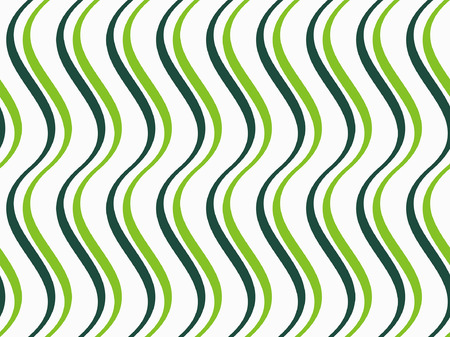 Abstract geometric pattern with green waves. Colorful ornament. isolated on white backgroundのイラスト素材