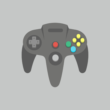 Video game Joystick icon. flat style. isolated on white backgroundのイラスト素材