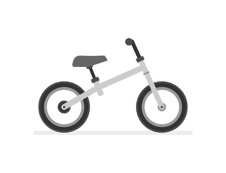 Kids Bike isolated on white backgroundのイラスト素材